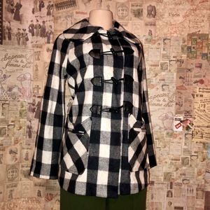 Tulle Brand Black & White Coat